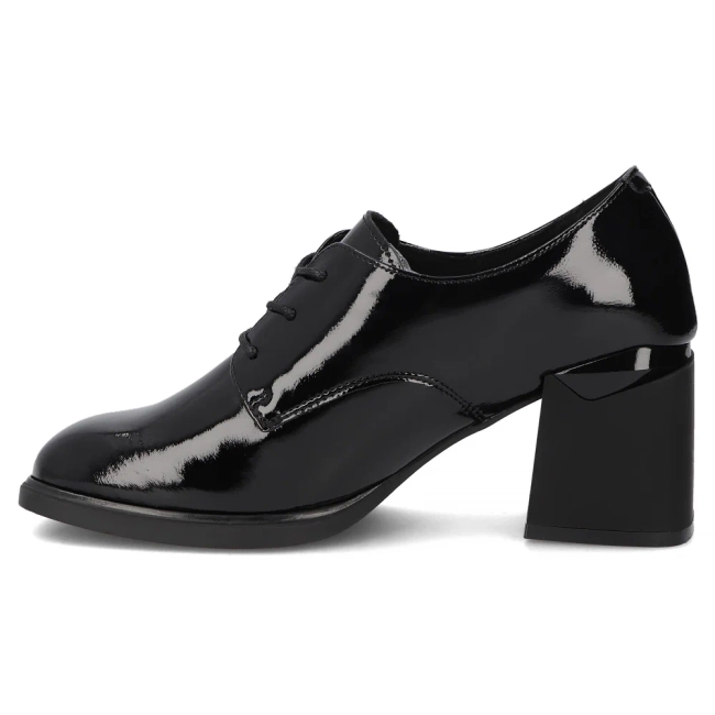 Leather shoes Filippo DP7397/25 BK L black