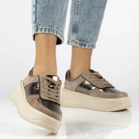 Leather sneakers Filippo DP7124/25 TP Beige