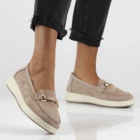 Leather loafers Filippo DP6135/25 TP taupe