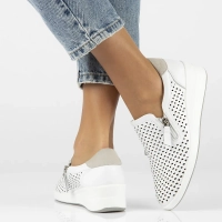 Leather shoes DP6210/24 WH white