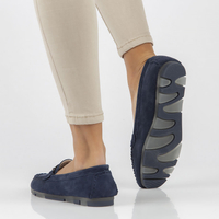 Leather loafers Filippo DP1202/22 NV navy blue