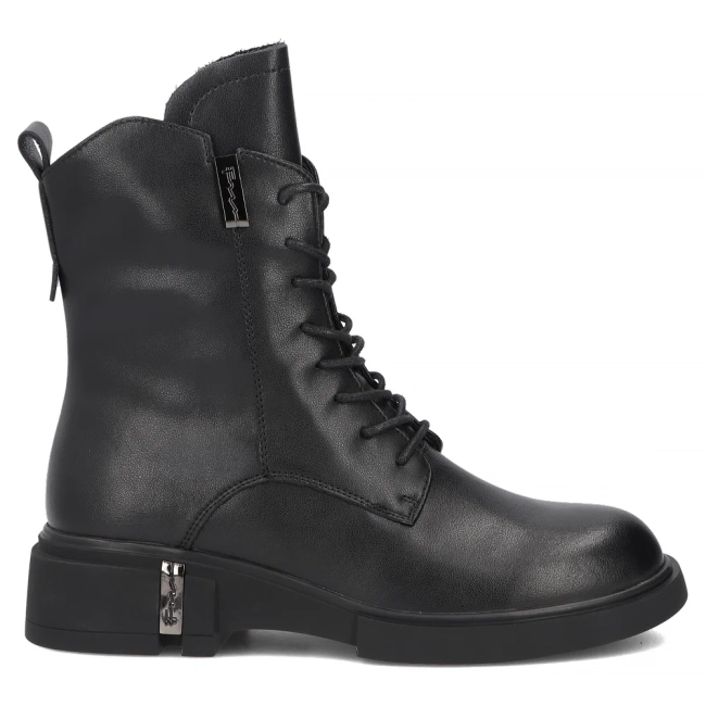 Leather ankle boots Filippo DBT8025/26 BK black
