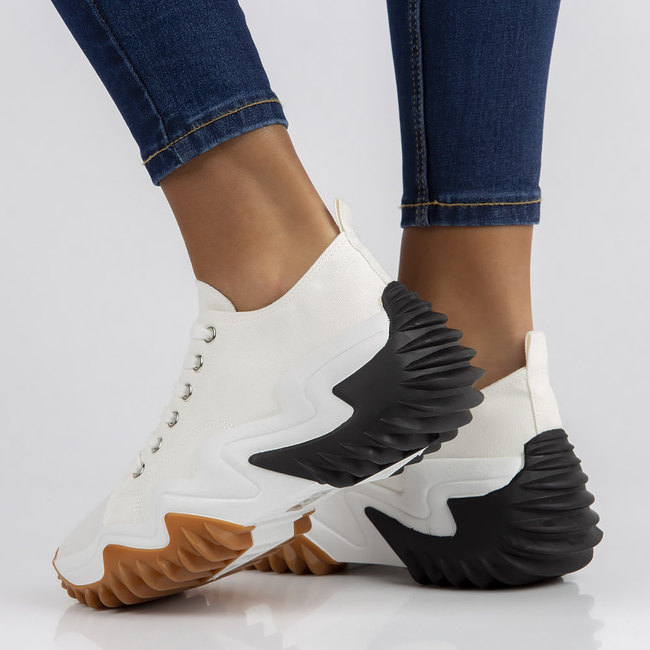 Sneakersy Filippo UB07P WH białe