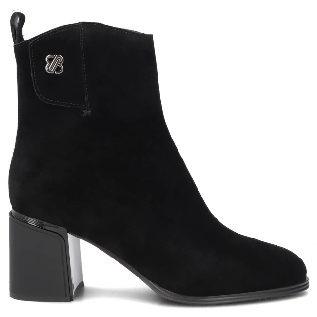 Leather ankle boots Filippo DBT8147/26 BK black