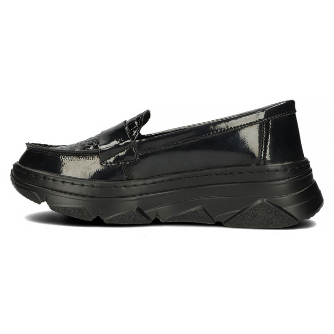 Leather shoes Filippo DP4186/22 BK black