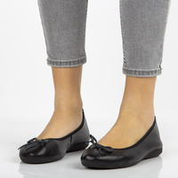 Leather ballerinas Filippo DP038/20 BK black