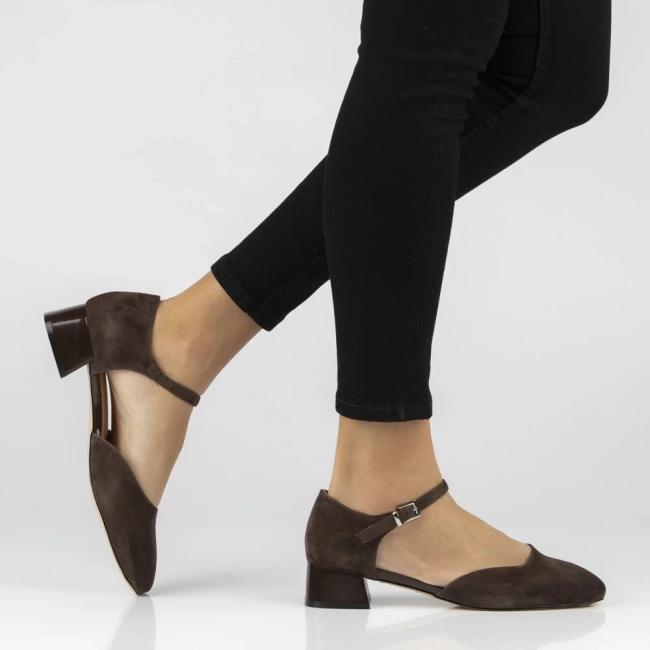Leather pumps Filippo DP7879/26 D BR brown