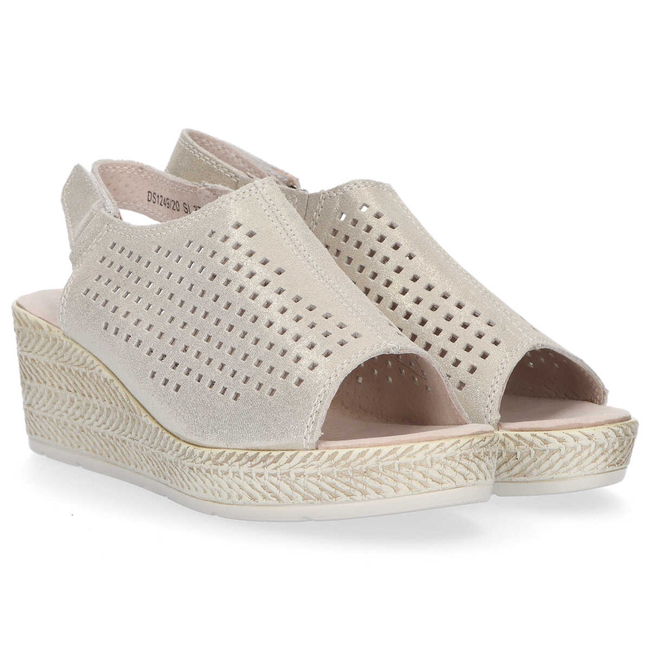 Sandały Filippo DS1249/20 SI srebrne