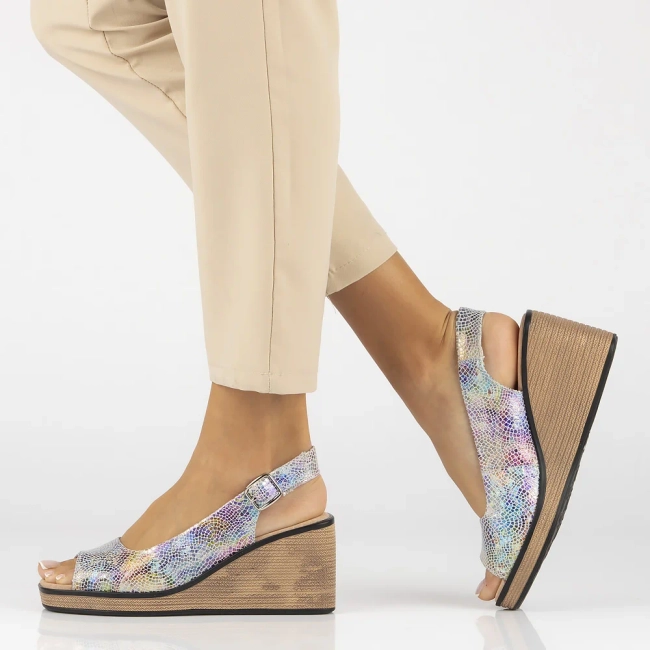 Leather sandals Filippo DS4508/24 MLT multicolor