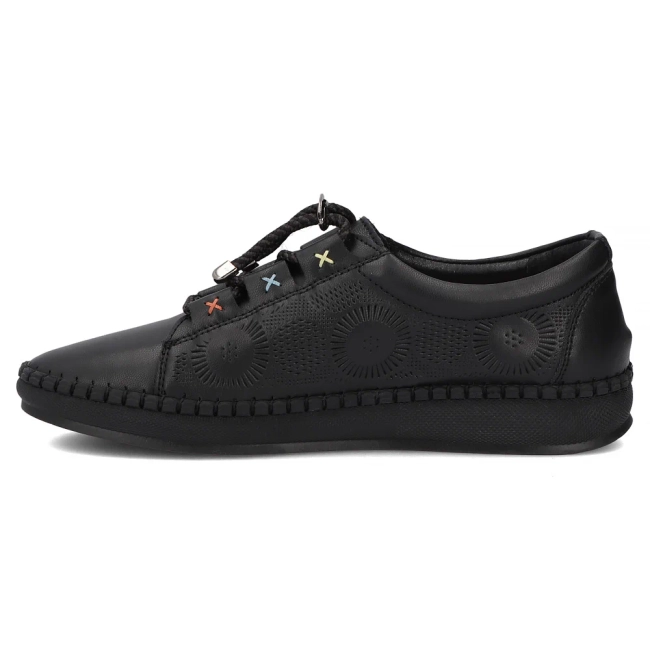 Leather shoes Filippo DP7665/26 BK black