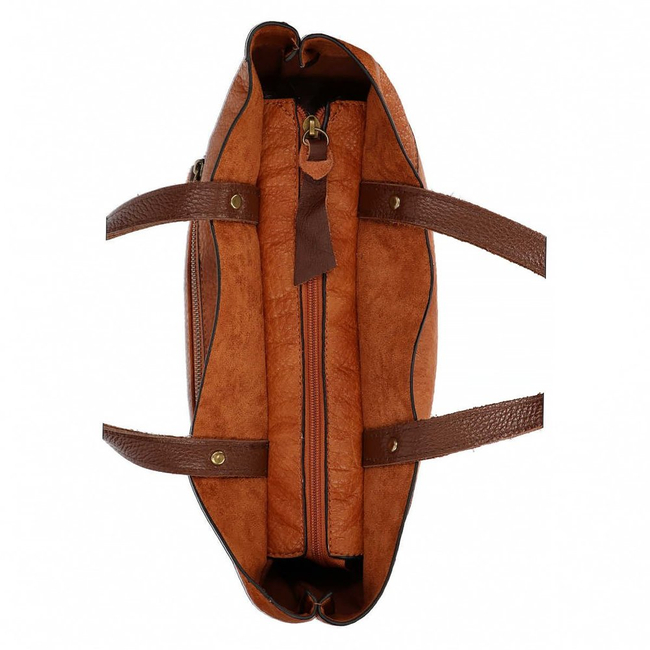 Handbag Paolo Bags PB582 Brown