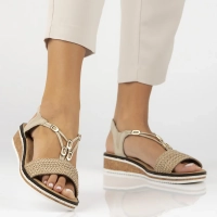 Sandals Rieker V3662-62 beige
