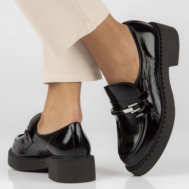 Leather shoes Filippo 20108 black