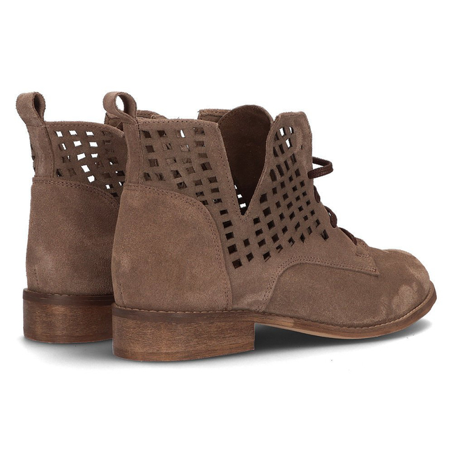 Skórzane botki Filippo 2628 brązowe