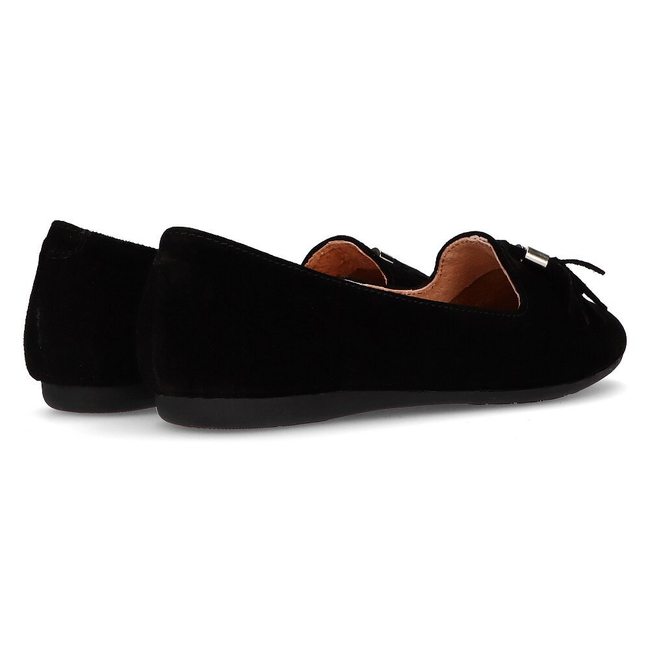 Skórzane lordsy Filippo DP2025/21 BK czarne