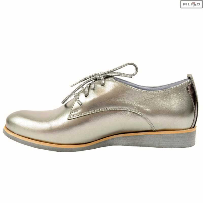 Półbuty KARINO 1646/040-p ciemny srebrny 8022617