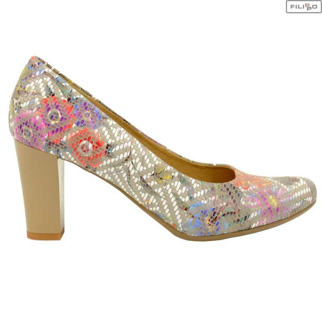 Pumps ARKA 2081/591 flowers 8023018
