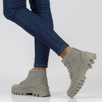 Leather boots Filippo DBT3523/22 GR grey