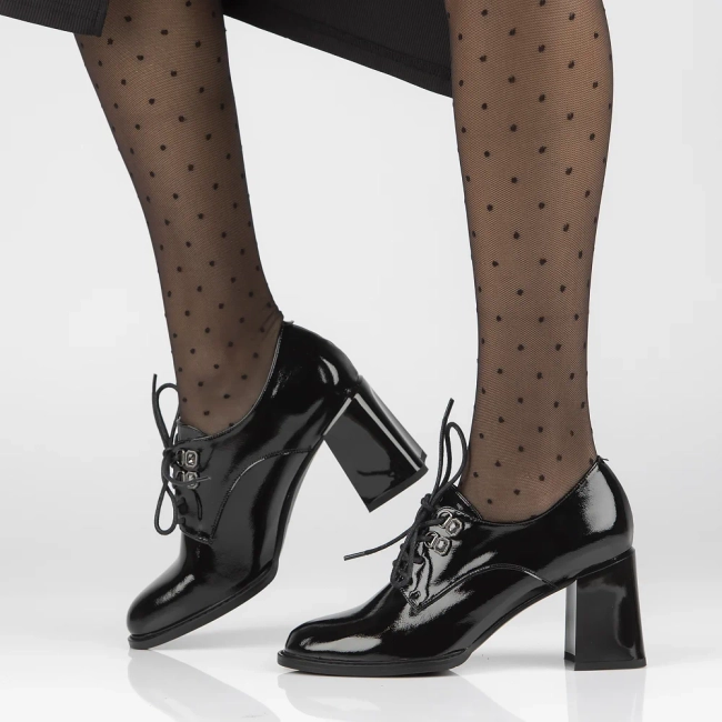 Leather shoes Filippo DP4851/23 BK black