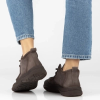 Leather ankle boots Filippo DBT8212/26 GR taupe