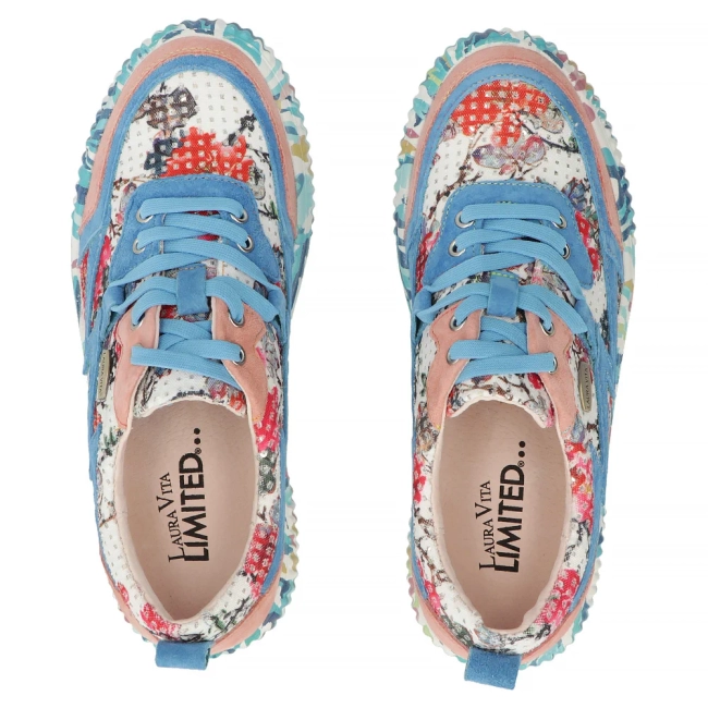 Leather sneakers Laura Vita soleno 06 blue