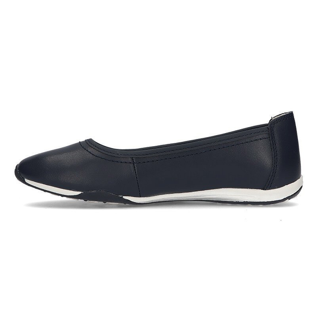 Leather shoes Filippo DP2063/21 NV navy blue