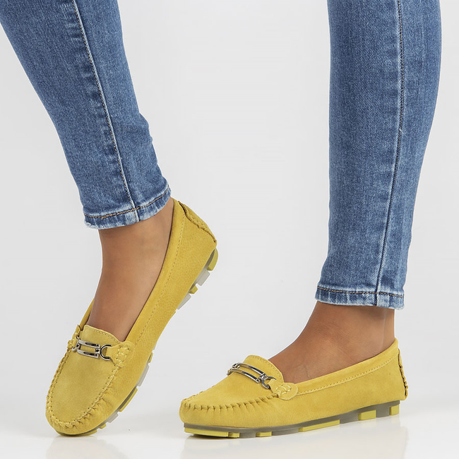 Leather loafers Filippo DP1202/22 YL yellow