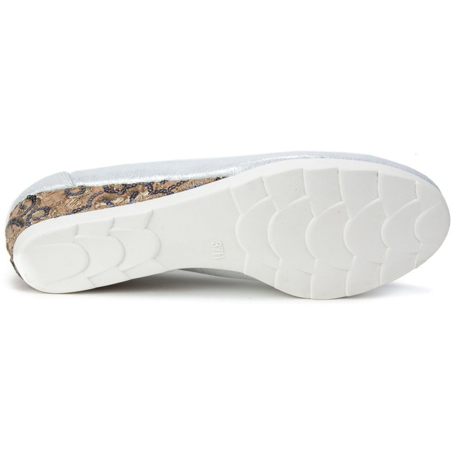 Półbuty Jana 8-22363-22 191 White/silver