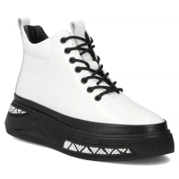 Leather ankle boots Filippo DBT7276/25 WH white