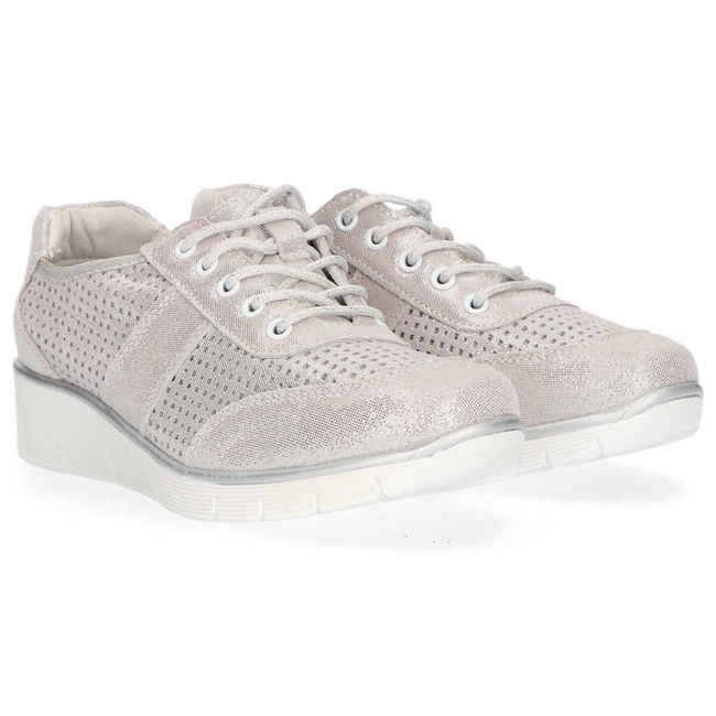 Leather shoes Filippo DP028/20 SI silver