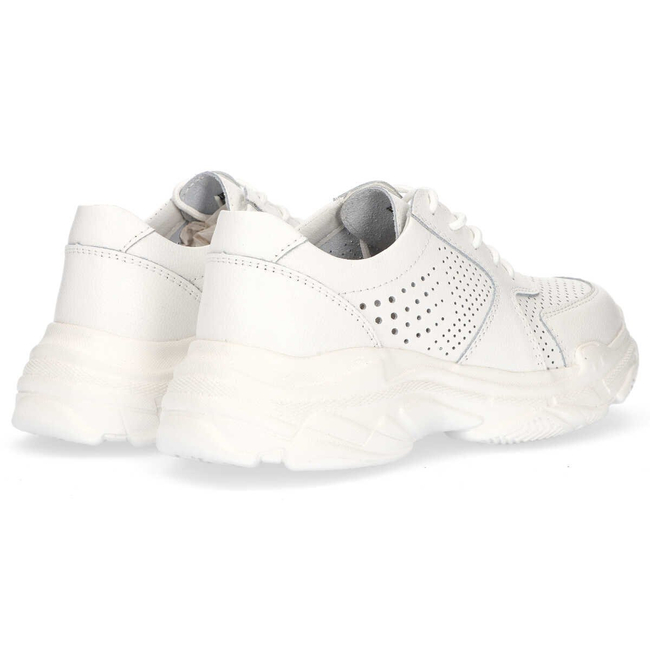 Skórzane sneakersy Filippo DP1426/20 WH białe