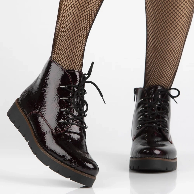 Ankle Boots Rieker 44902-35 maroon