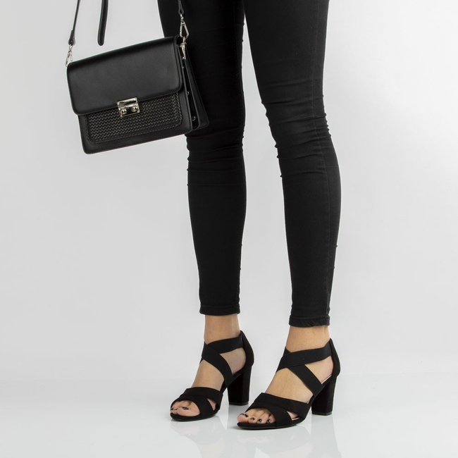 Torebka Filippo Listonoszka TD0153/21 BK czarna plecionka