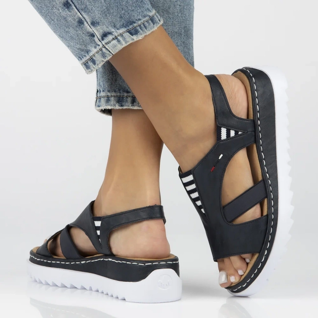 Sandały Rieker V44Y5-14 niebieskie