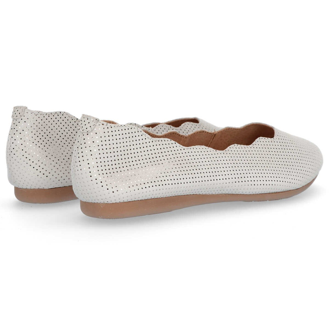 Skórzane półbuty Filippo DP1260/20 SI srebrne