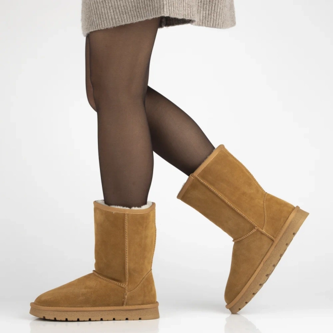 Leather snow boots Filippo DBT7333/25 CA brown