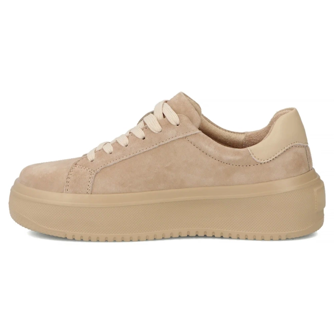 Leather sneakers Filippo DP7173/25 BE beige