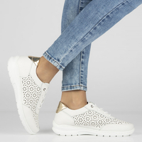 Leather sneakers Filippo DP4519/23 WH white