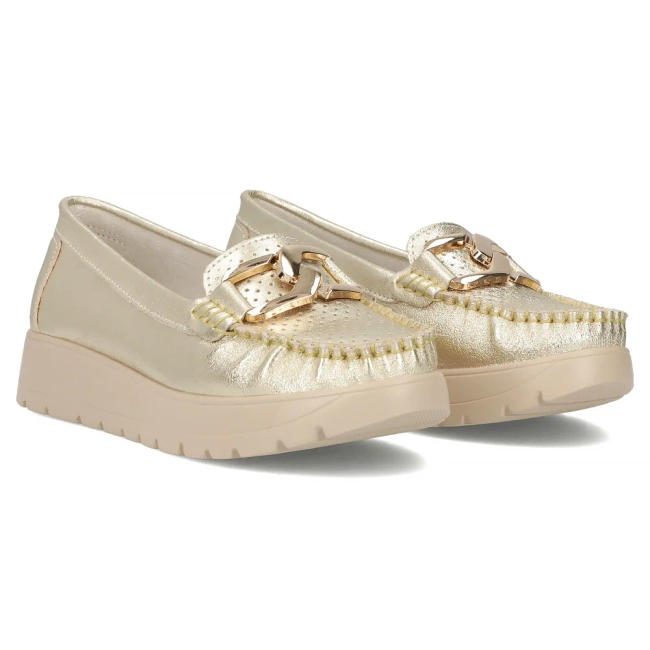 Leather loafers Filippo DP6827/25 GO gold