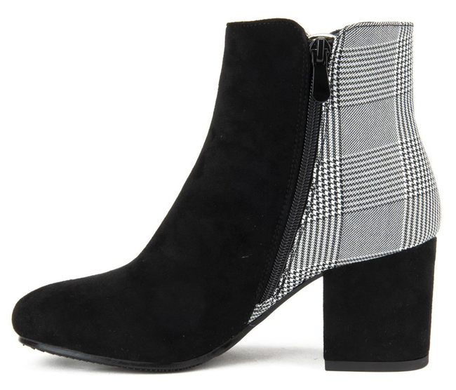 Botki Filippo DBT980/19 BK GR Black Grey