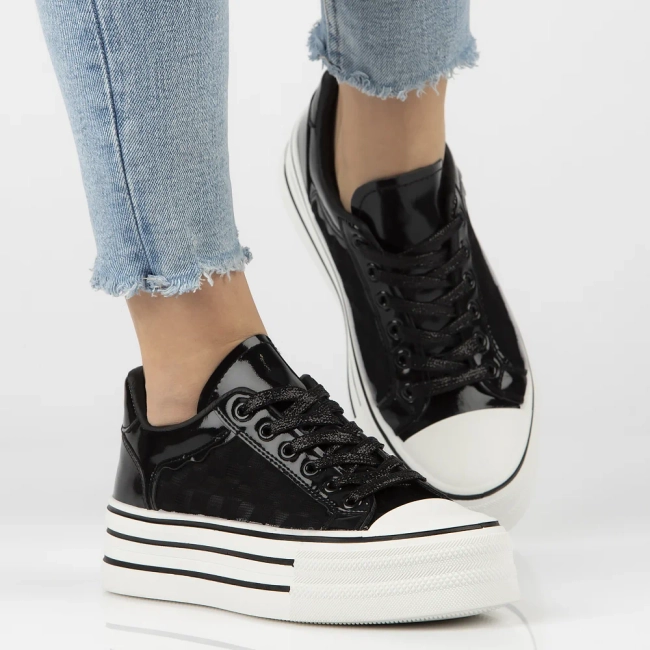 Trampki Filippo DTN7096/25 BK czarne