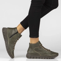 Botki Rieker 57501-54 zielone