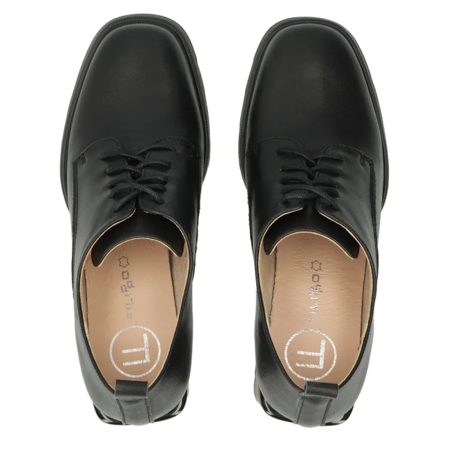 Leather shoes Filippo DP6198/24 BK black