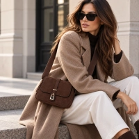 Brown handbag Luna