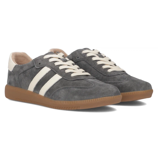 Leather sneakers Filippo DP6741/25 GR grey
