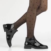 Leather ankle boots Filippo DBT7141/25 BK black