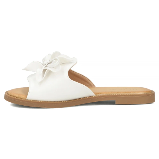 Klapki Filippo DK7898/26 WH białe