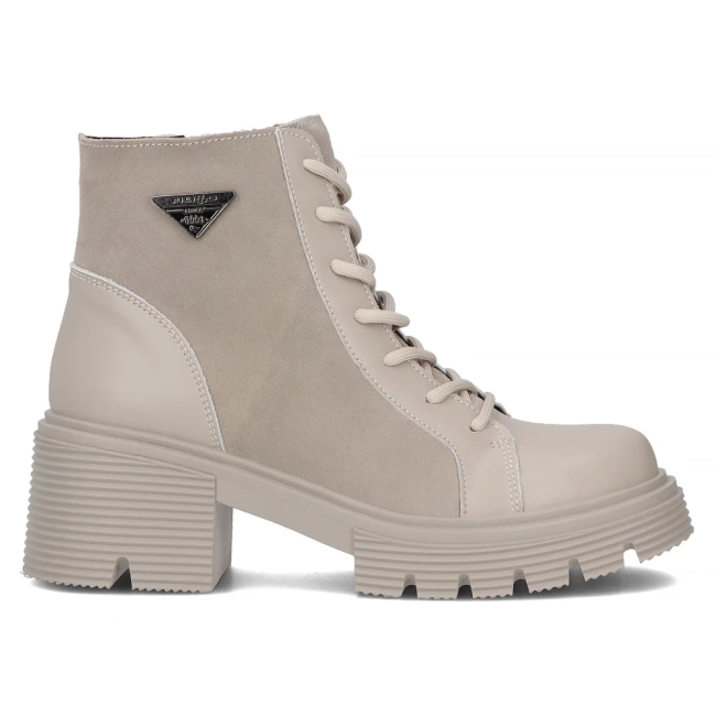 Leather ankle boots DBT6495/24 BE beige