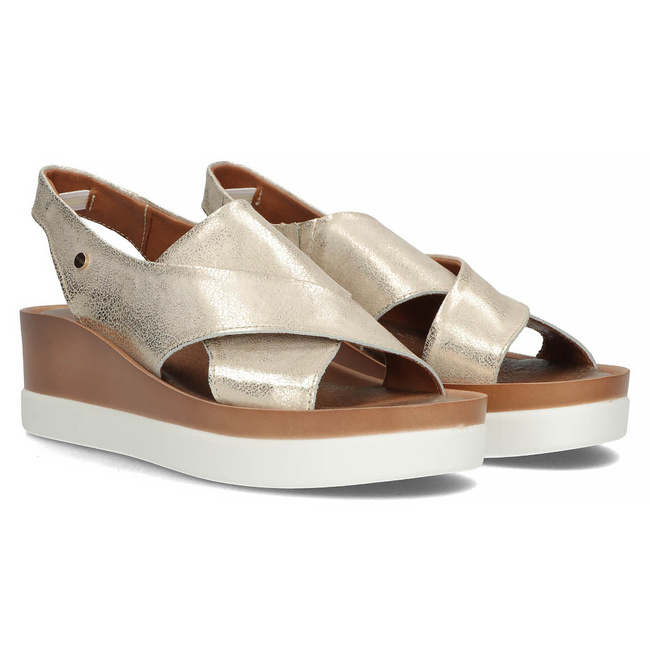 Leather sandals Filippo 40256 gold