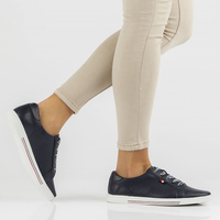 Leather shoes Filippo DP2154/22 NV navy